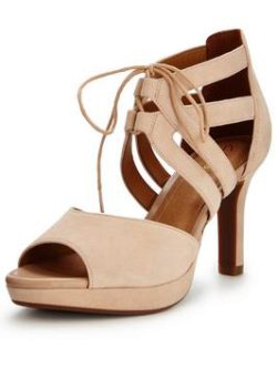 Clarks Mayra Ellie Criss Cross Heeled Sandal